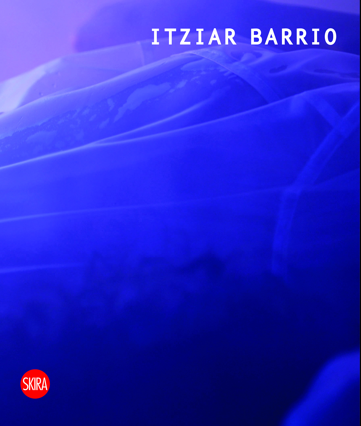 **Itziar Barrio,** *SKIRA* monograph cover with still from ROBOTA MML, 2023, 4K Video. 
