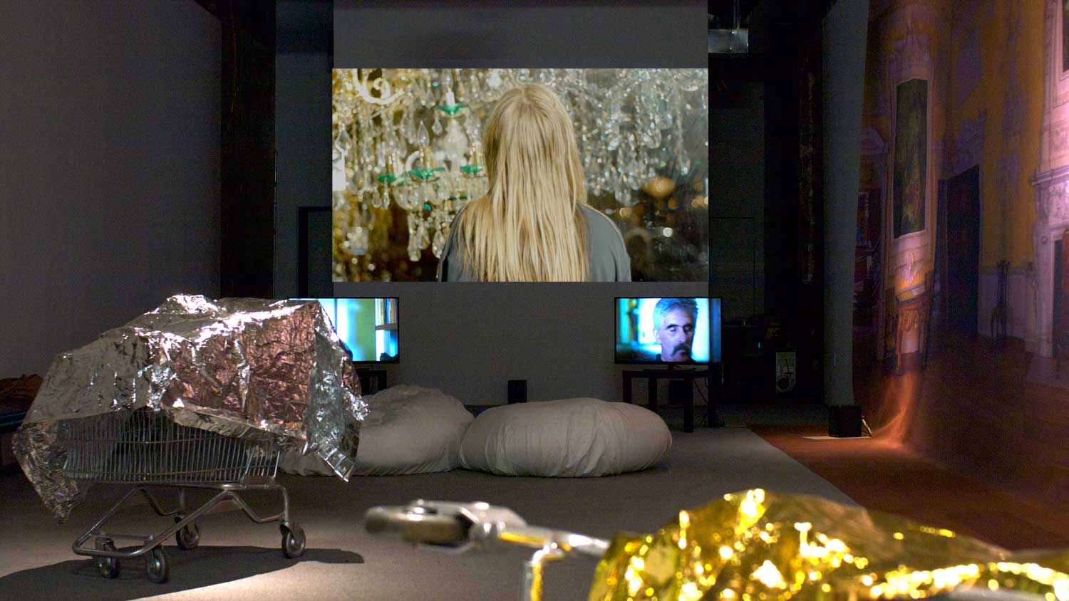 Erik Moskowitz and Amanda Trager, *Two Russians in the Free World*. Installation view