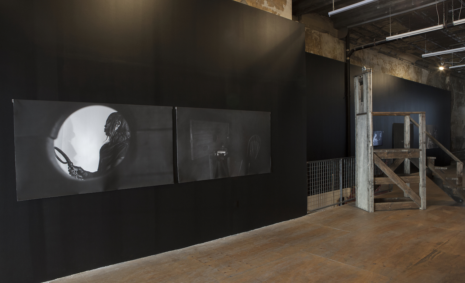 M. Lamar, *NEGROGOTHIC, A Manifesto, The Aesthetics of M. Lamar*. Installation view