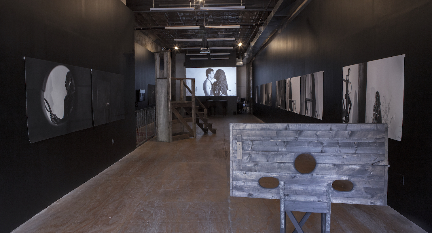 M. Lamar, *NEGROGOTHIC, A Manifesto, The Aesthetics of M. Lamar*. Installation view