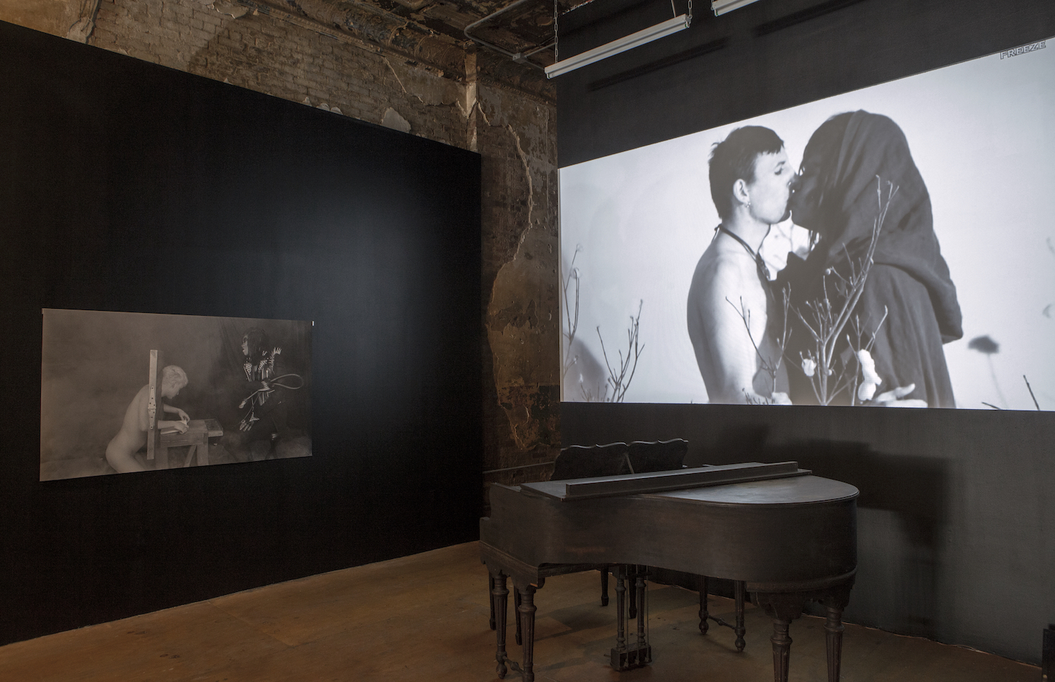 M. Lamar, *NEGROGOTHIC, A Manifesto, The Aesthetics of M. Lamar*. Installation view