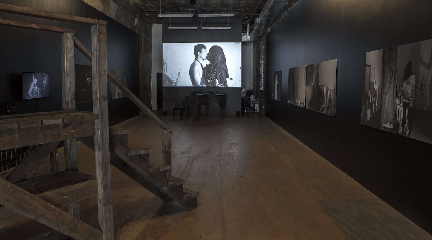 M. Lamar, *NEGROGOTHIC, A Manifesto, The Aesthetics of M. Lamar*. Installation view