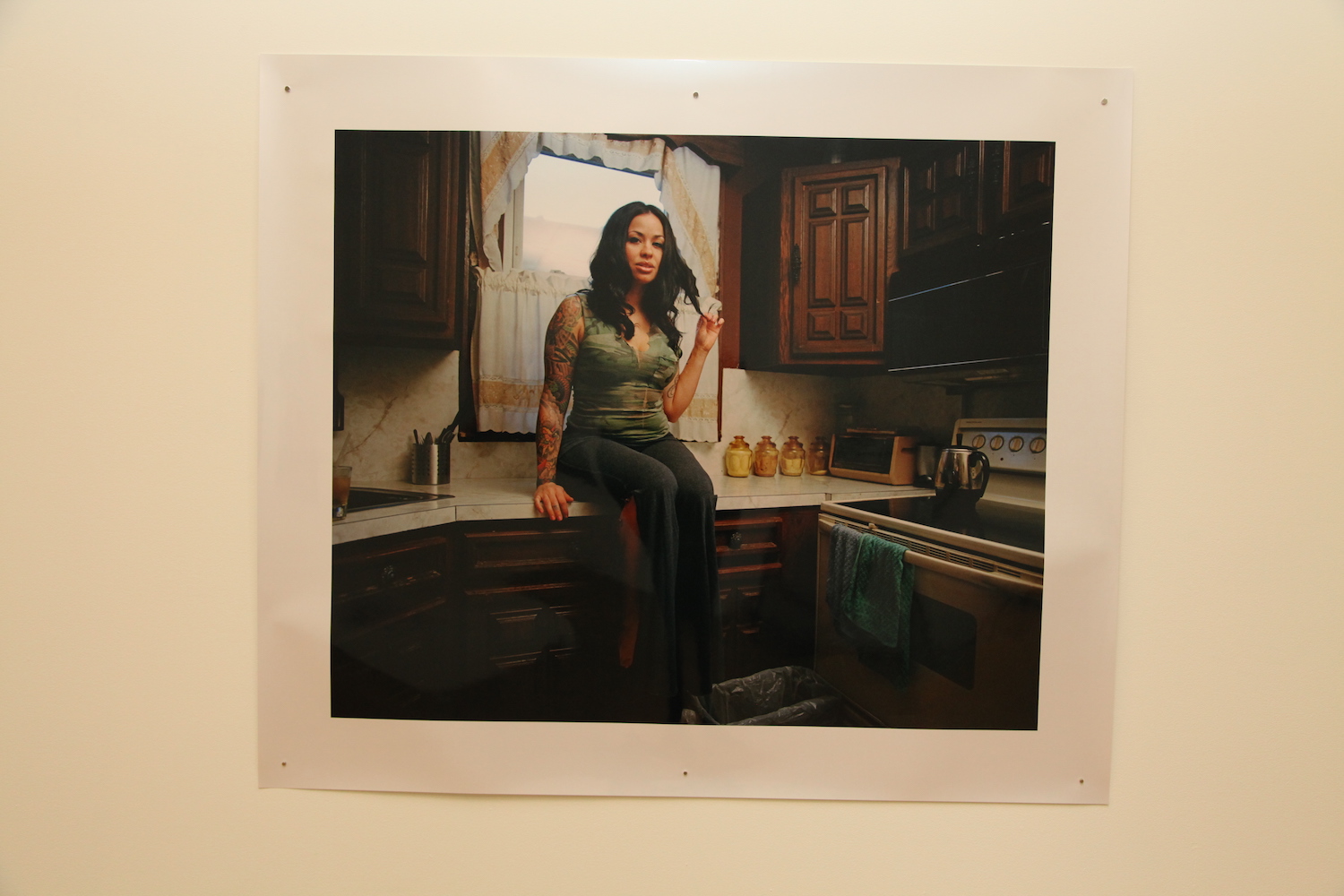 Katrina del Mar, *Teresa in the kitchen, Jackson Heights, NY, 2011.*