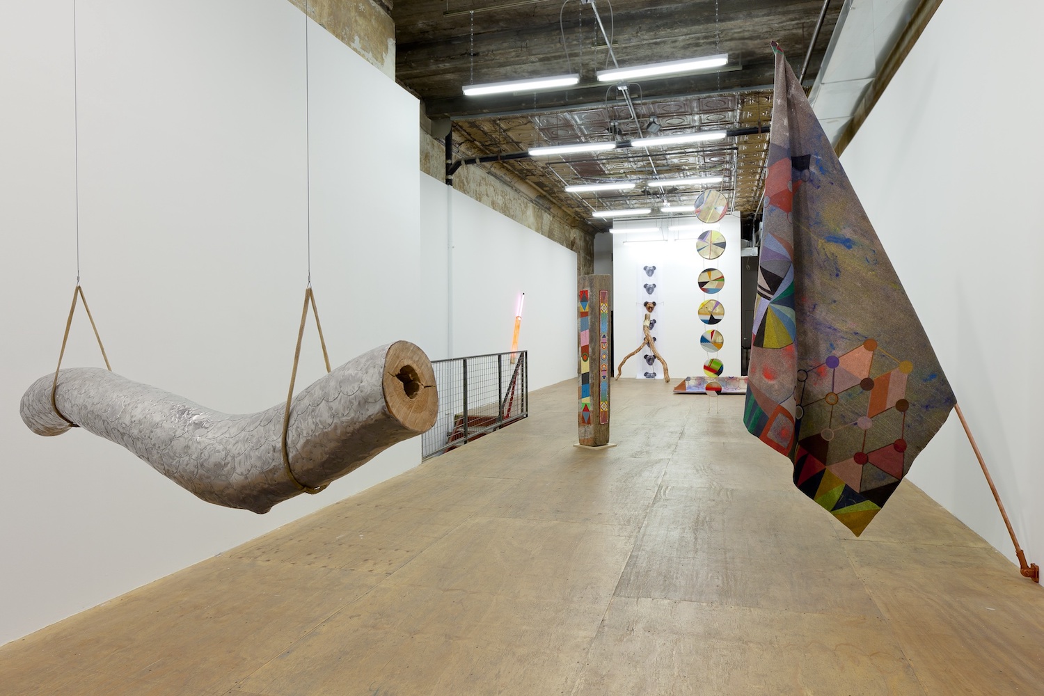 Jeffrey Gibson,* one becomes the other*. Installation view. Photo: Etienne Frossard