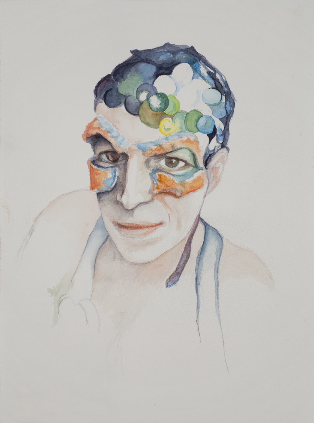 Justin Vivian Bond, *Nuh-uh*, 2010. Watercolor and pencil on paper