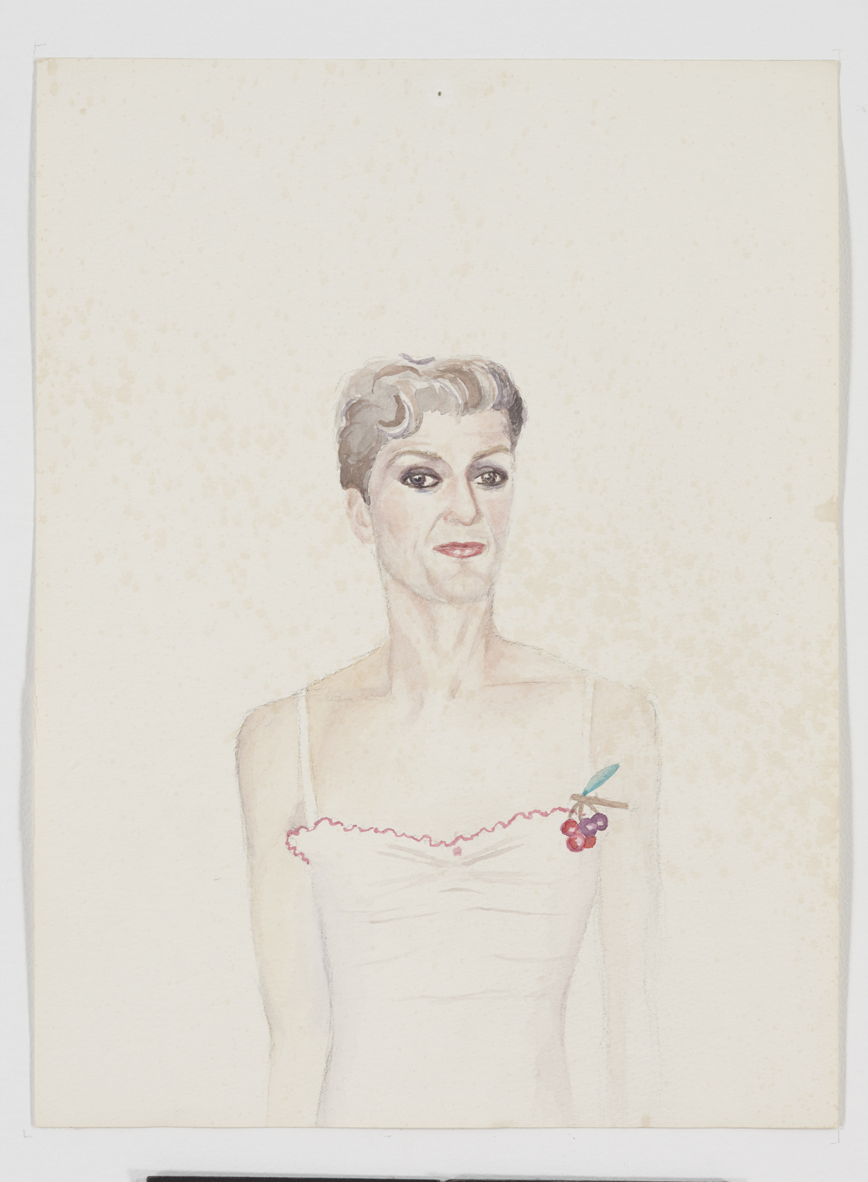 Justin Vivian Bond, *Sammy Jo*, 2001. Watercolor and pencil on paper