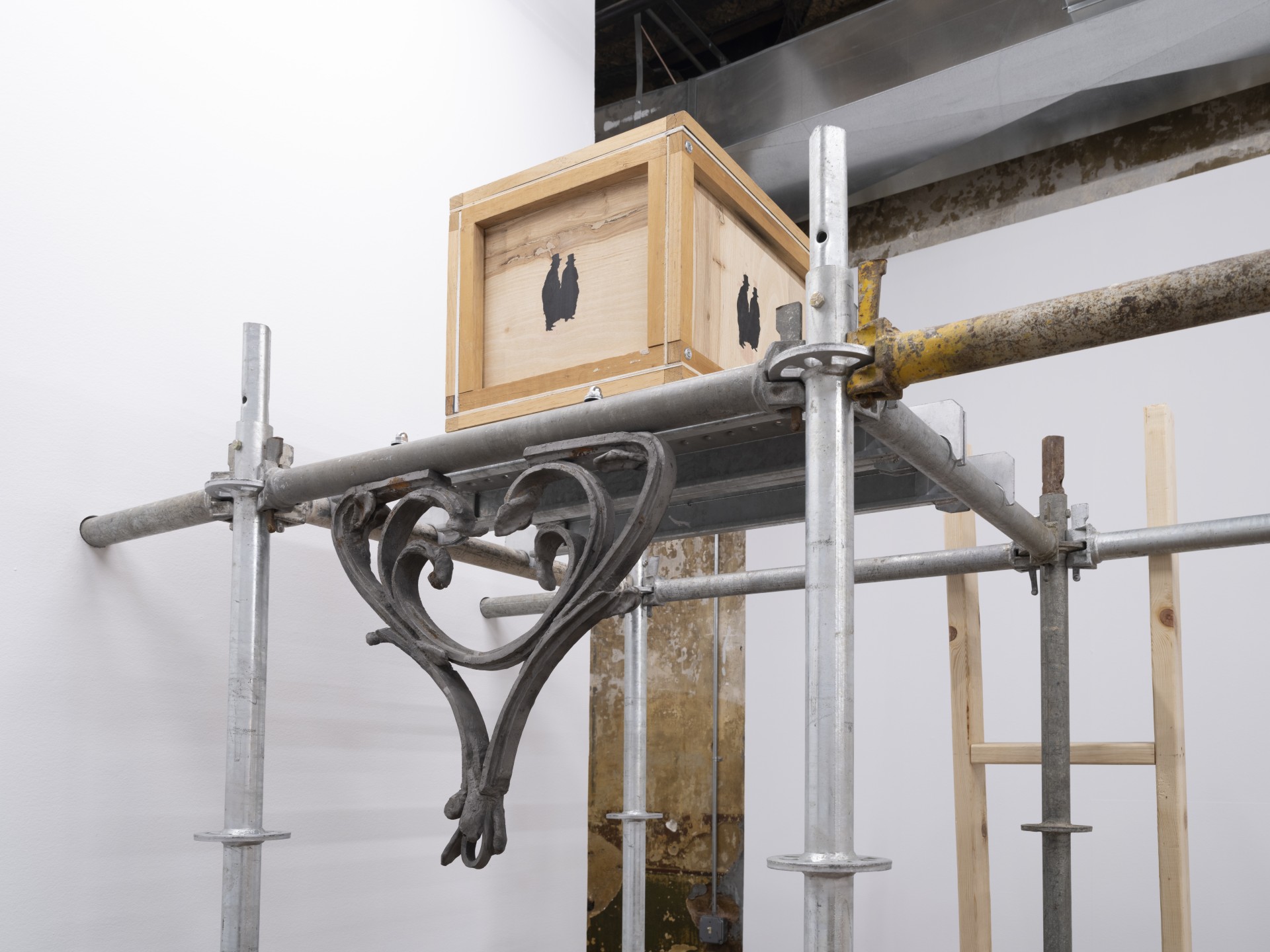 Anna Campbell, *Ladies of Llangollen crate for JHC*, 2012-2022, pine, plywood, hardware. Photo: Daniel Kukla.