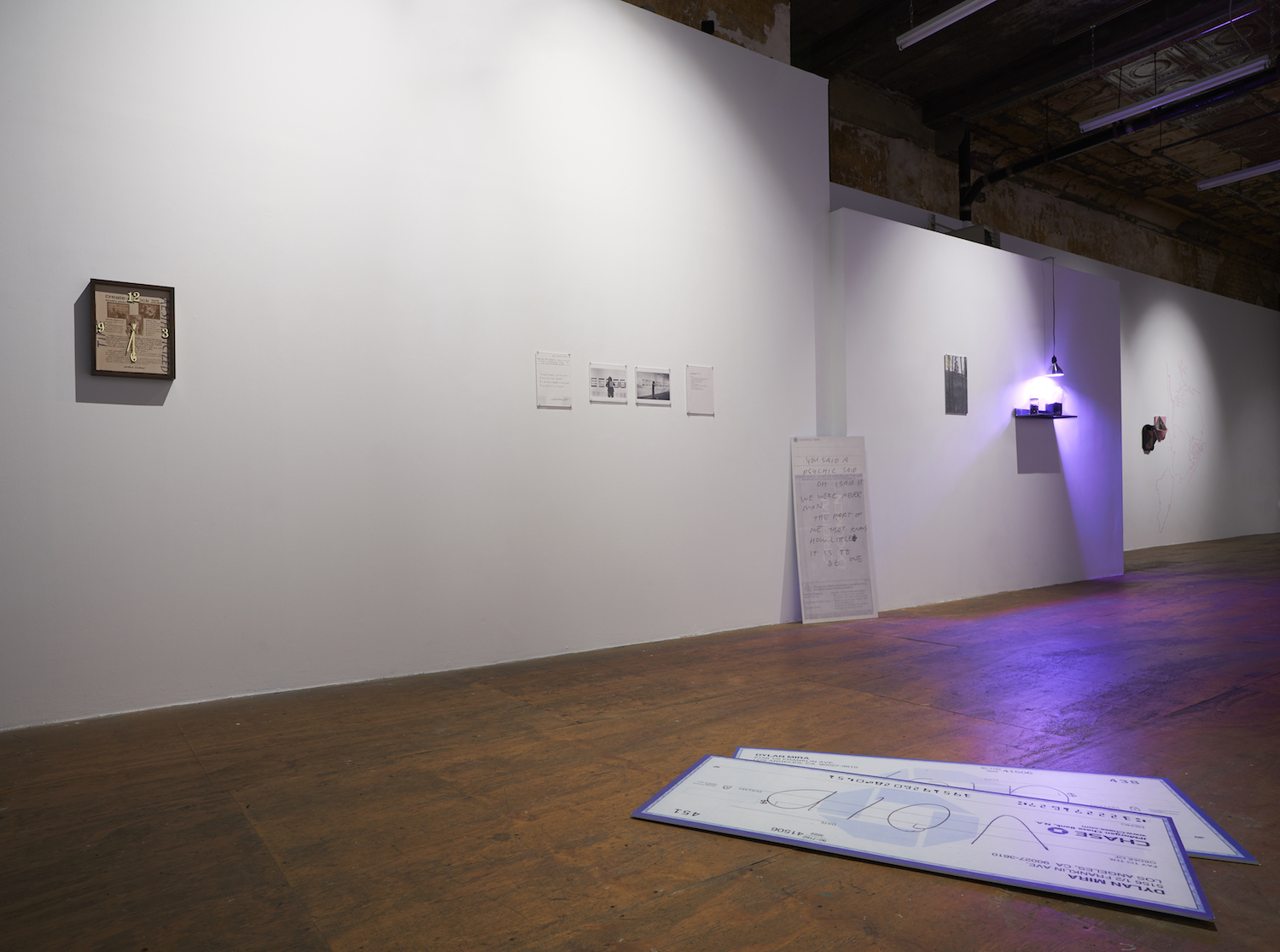 *A new job to unwork at*. Installation view