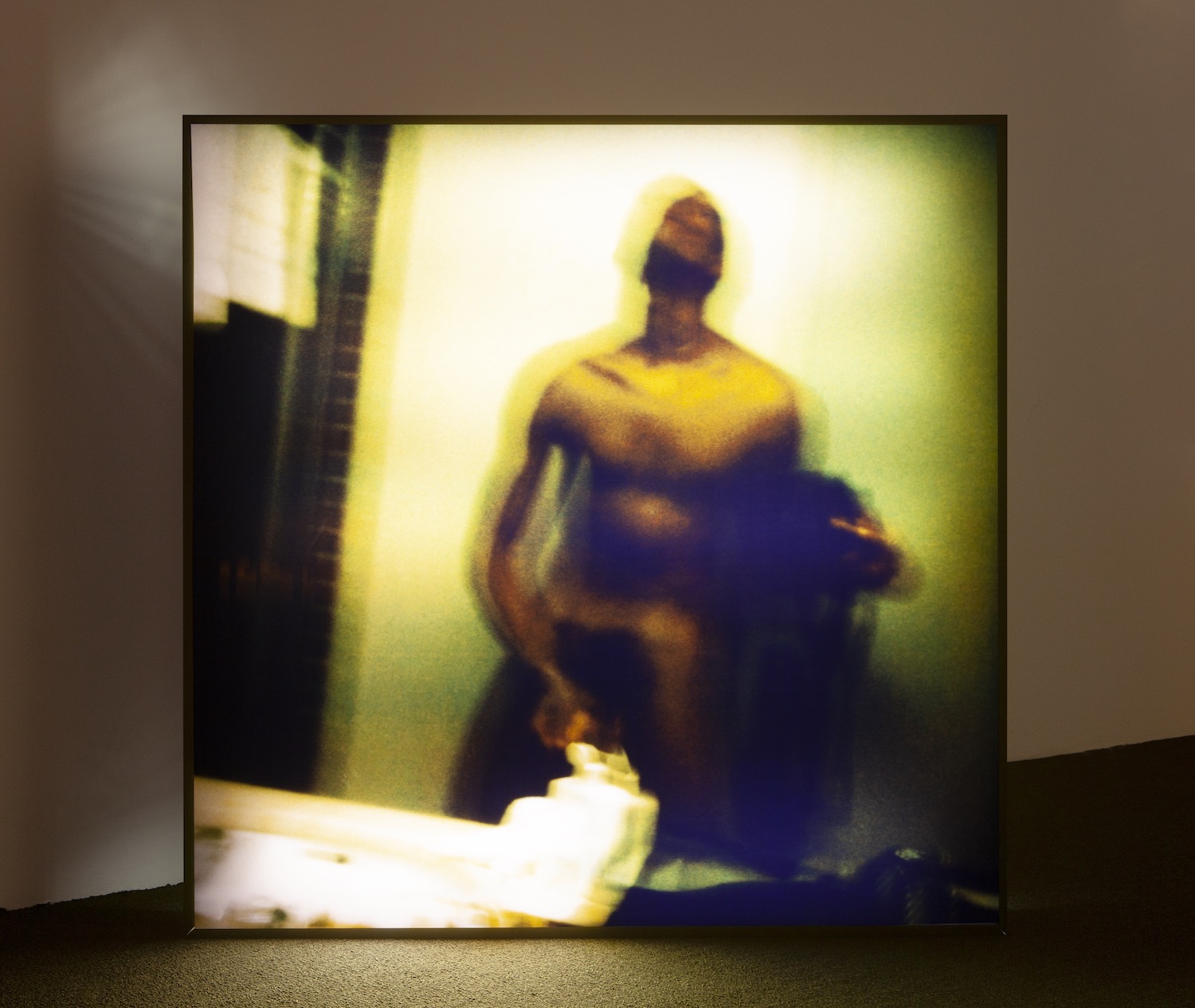 Lyle Ashton Harris, *Untitled (Boston)*, 1993. Laminated Duratrans lightbox