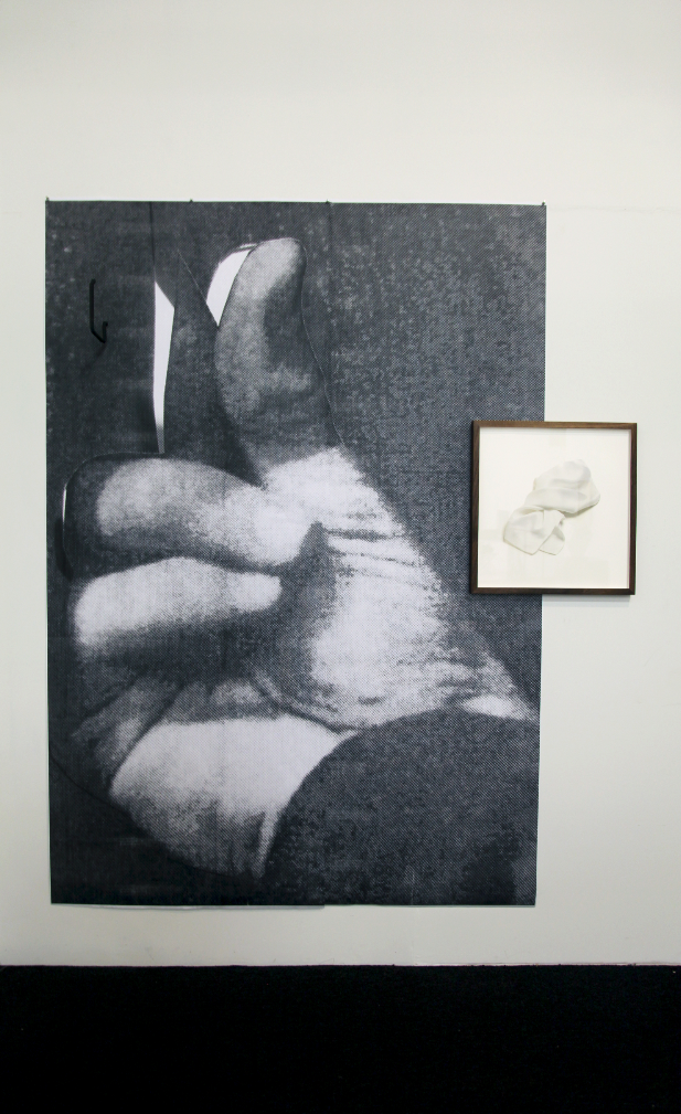 Itziar Barrio, *Pickpocket*, 2016. Inkjet print, archival Inkjet print, walnut frame, hook