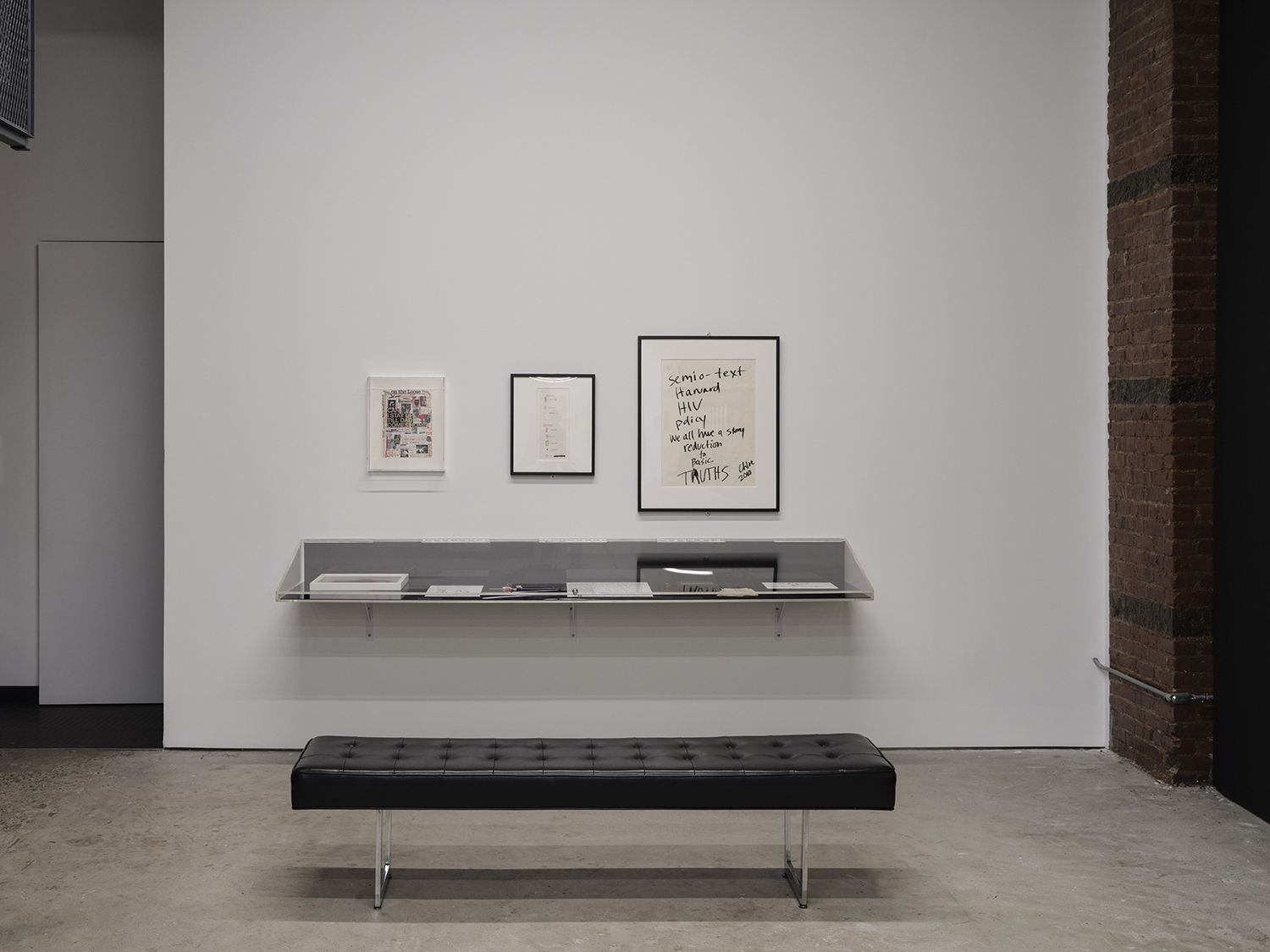 Chloe Dzublio, *The Prince George Drawings*, curated by Alex Fleming and Nia Nottage, installation view at Participant Inc, NYC. Photos by Studio Kukla