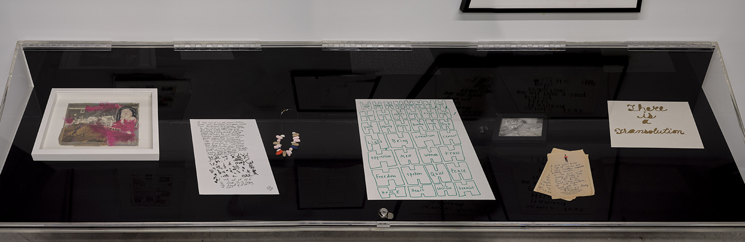 Chloe Dzublio, *The Prince George Drawings*, curated by Alex Fleming and Nia Nottage, installation view at Participant Inc, NYC. Photos by Studio Kukla