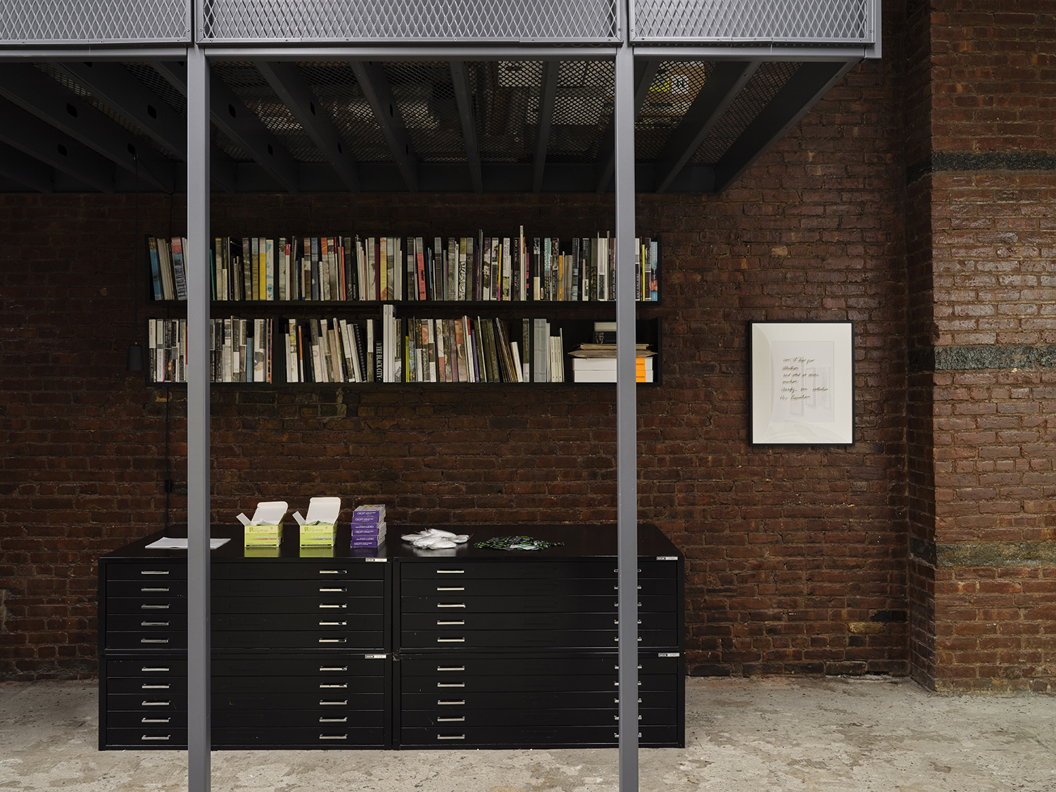 Chloe Dzublio, *The Prince George Drawings*, curated by Alex Fleming and Nia Nottage, installation view at Participant Inc, NYC. Photos by Studio Kukla