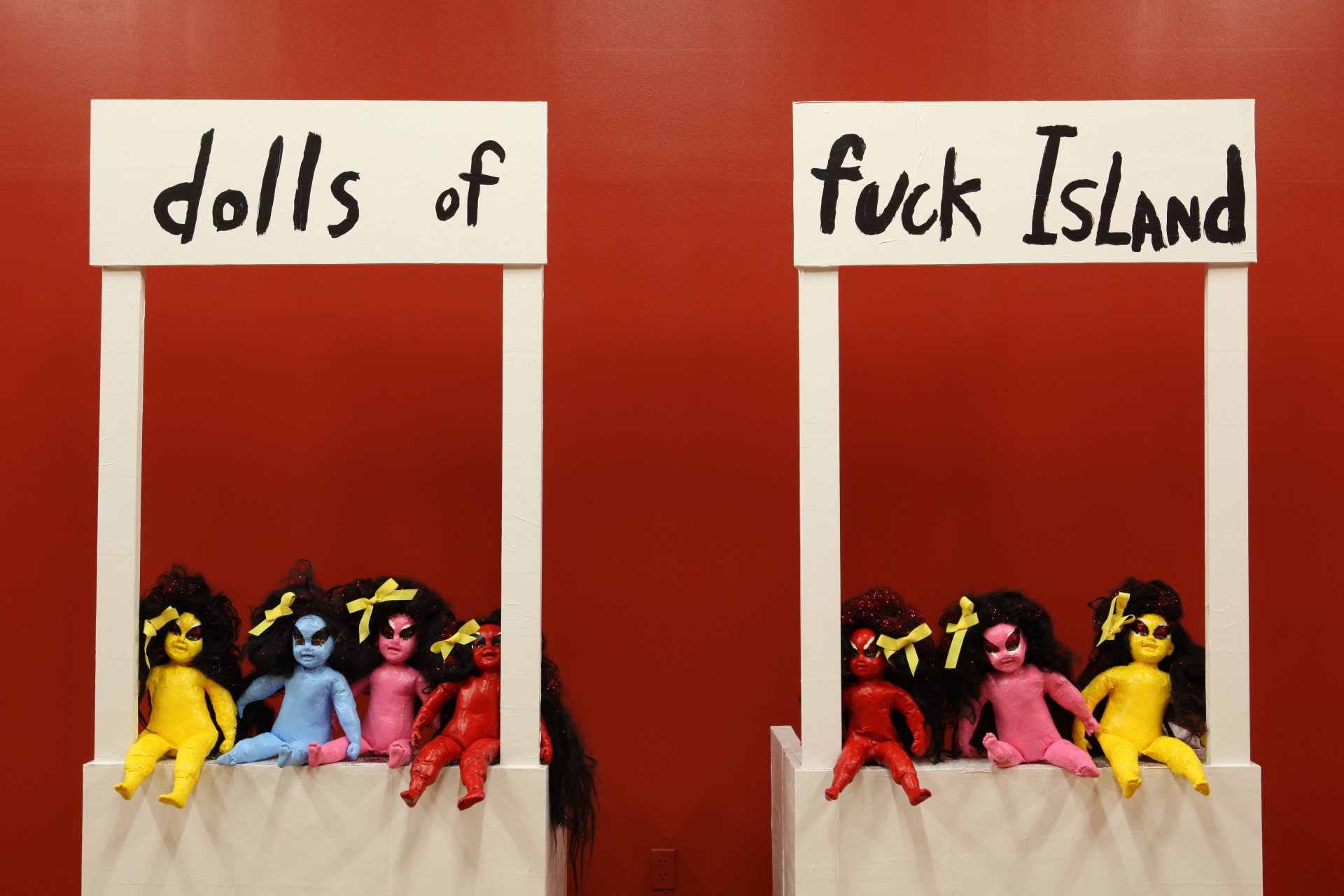 Kembra Pfahler, *FUCK ISLAND*. Installation view