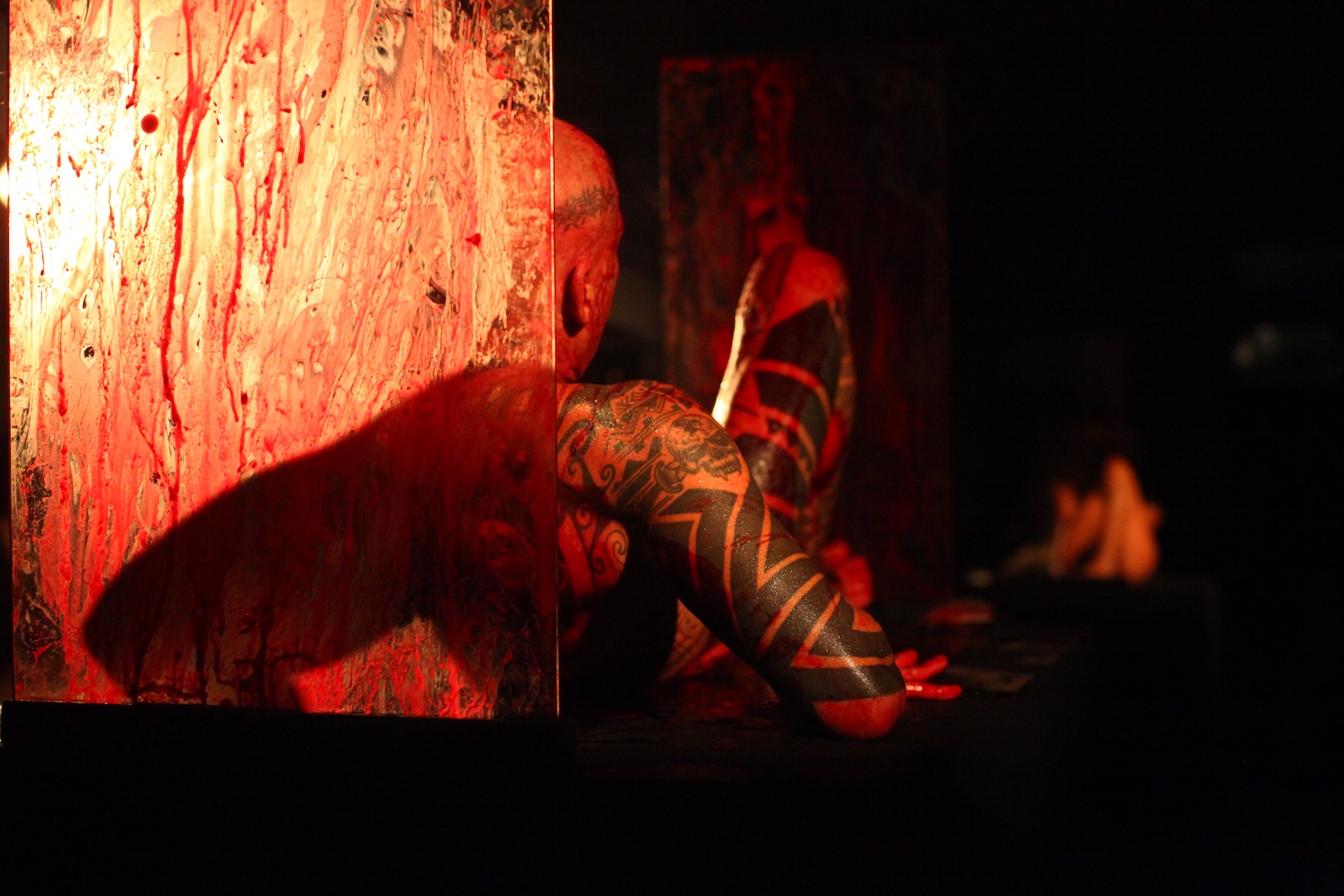 Ron Athey / Julie Tolentino, *Resonate/Obliterate,* 2011. Photo: Paula Court