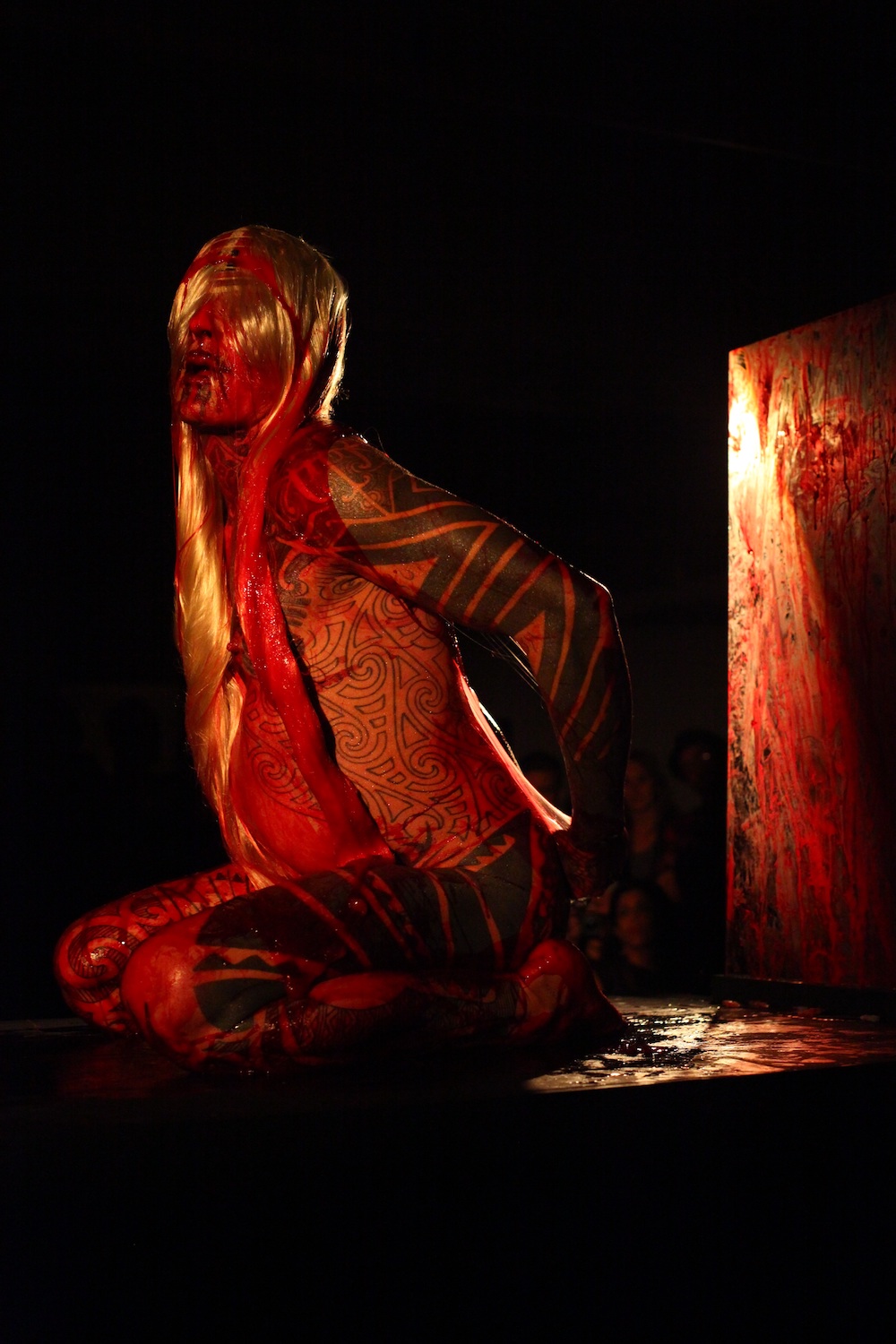 Ron Athey / Julie Tolentino, *Resonate/Obliterate*, 2011. Photo: Paula Court