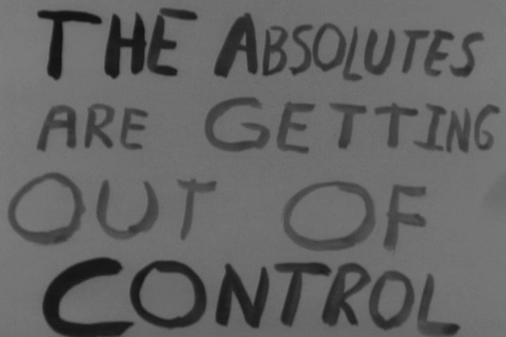 Sadie Benning, *Old Waves Record One / Old Waves Record Two*, 2011. Video still, black & white, sound, Record One: 32:25 min, Record Two: 28:20 min