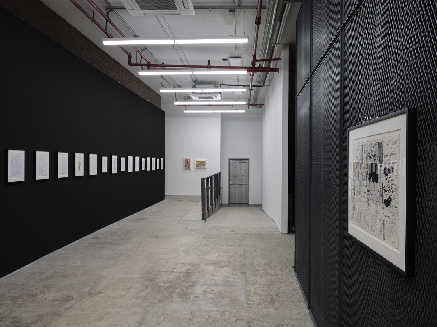 Chloe Dzublio, *The Prince George Drawings,* curated by Alex Fleming and Nia Nottage, installation view at Participant Inc, NYC, Photos by Studio Kukla