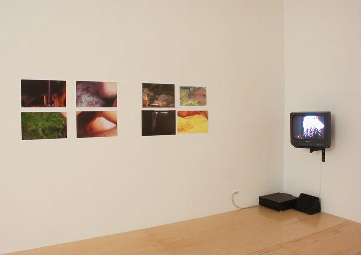 Michel Auder, *Secret Sharer*, 2003. Installation view at Participant Inc, New York. 
