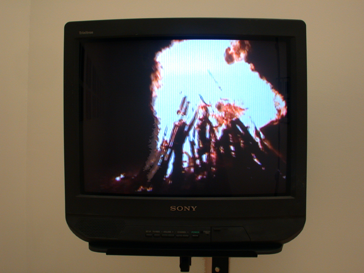 Michel Auder, Secret Sharer, 2003. Installation view at Participant Inc, New York. 