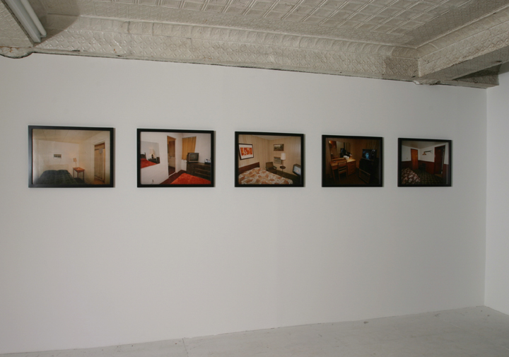 Shellburne Thurber, *Psychoanalytic Interiors*, 2003. Installation view at Participant Inc, New York. 