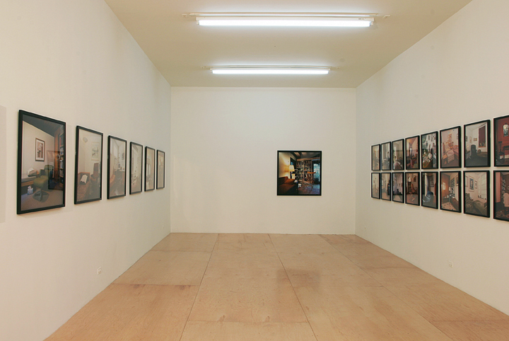Shellburne Thurber, *Psychoanalytic Interiors*, 2003. Installation view at Participant Inc, New York. 