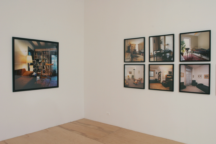 Shellburne Thurber, *Psychoanalytic Interiors*, 2003. Installation view at Participant Inc, New York. 