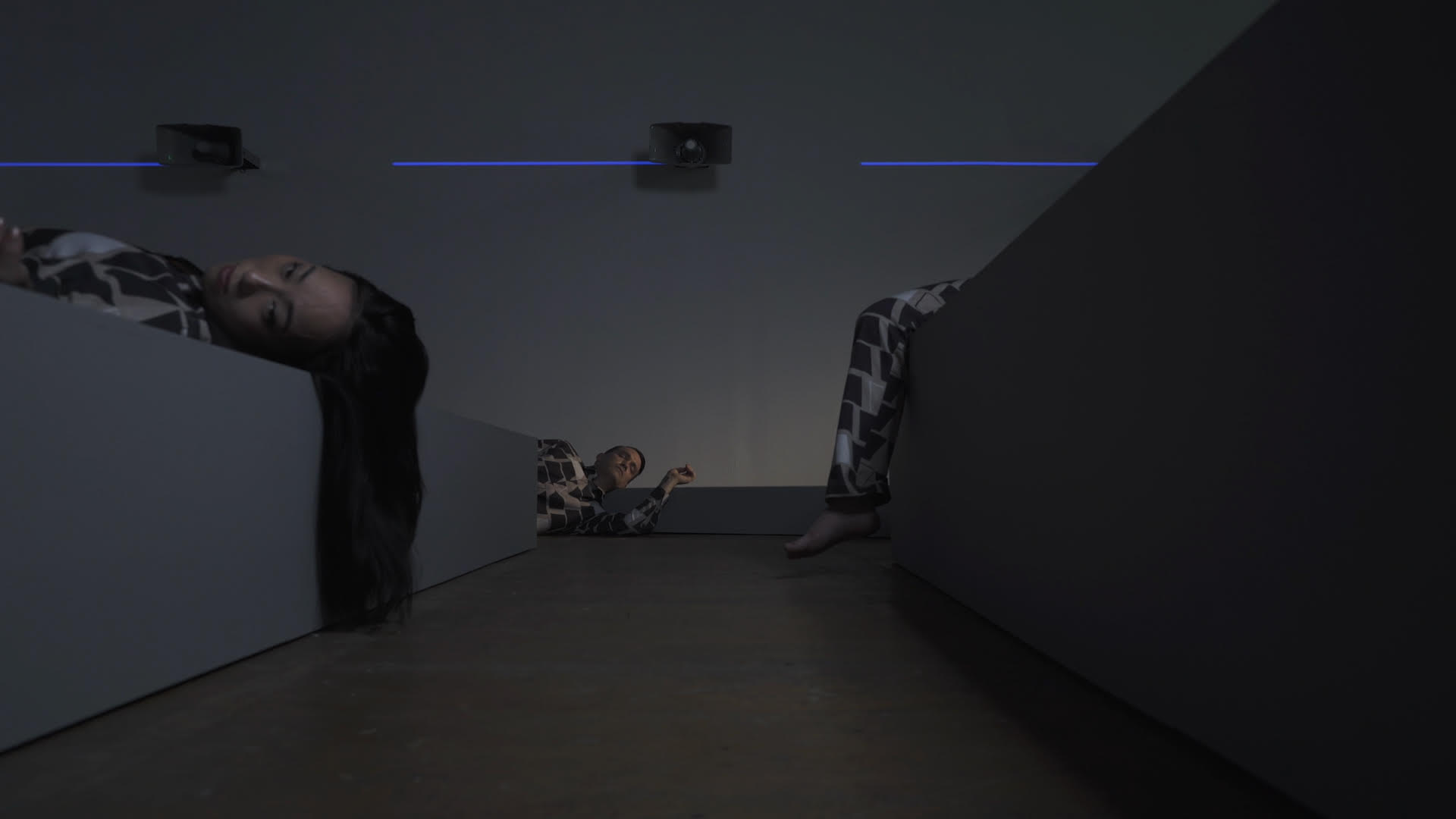 Susanne Sachsse with Xiu Xiu, You Stop The Thriller, 2021. Video still: Glen Fogel