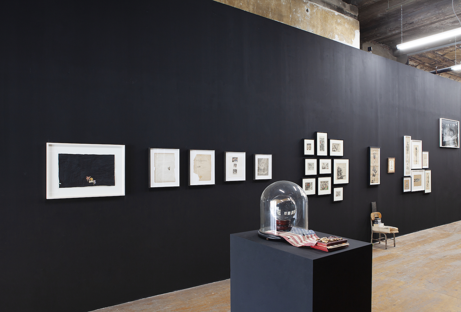 Dash Snow, *The Drowned World: Selections from the Dash Snow Archive*. Installation view