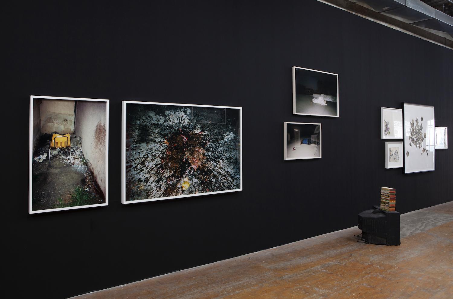 Dash Snow, *The Drowned World: Selections from the Dash Snow Archive*. Installation view