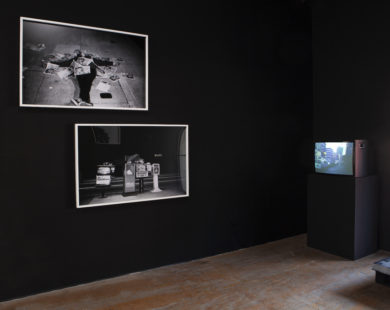 Dash Snow, *The Drowned World: Selections from the Dash Snow Archive*. Installation view