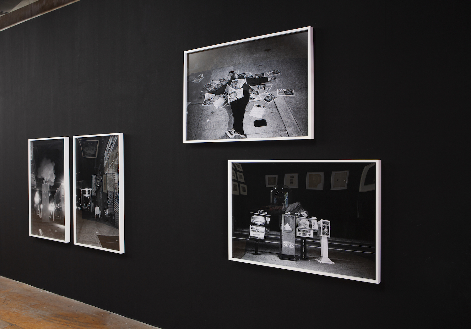 Dash Snow, *The Drowned World: Selections from the Dash Snow Archive*. Installation view