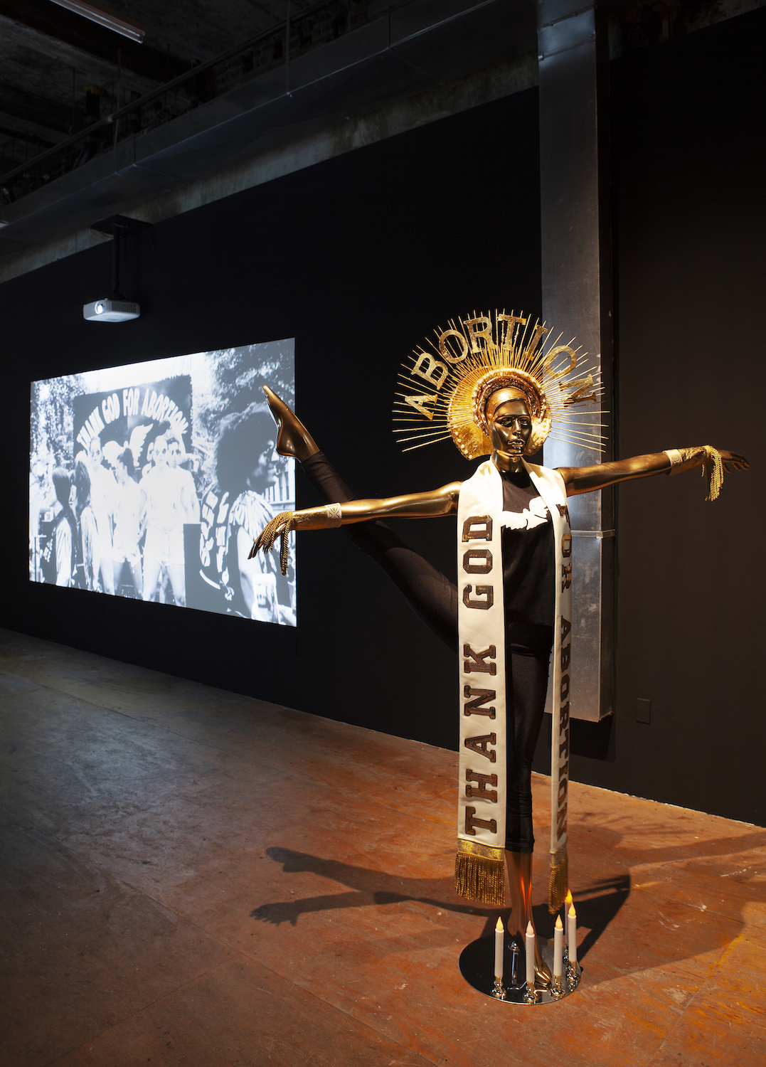 Viva Ruiz, *ProAbortion Shakira: A Thank God For Abortion Introspective*. Installation view