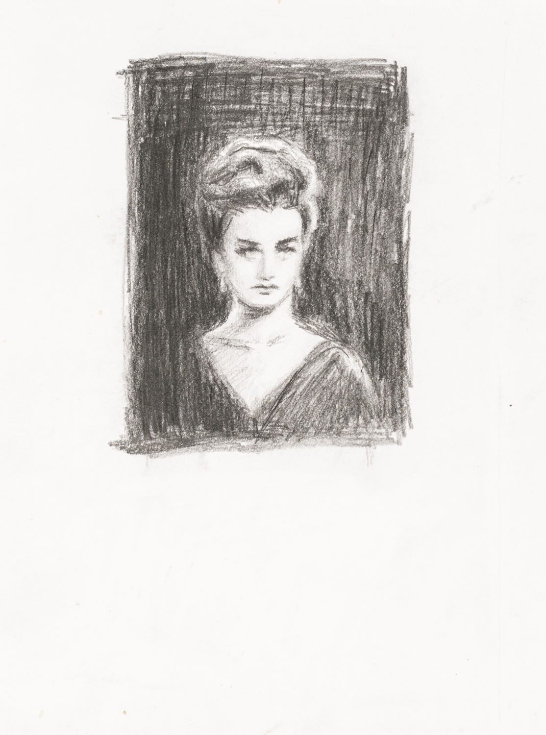 G.B. Jones, *Joan Bennett 'Madame Blanc,*' 2017. Graphite on paper